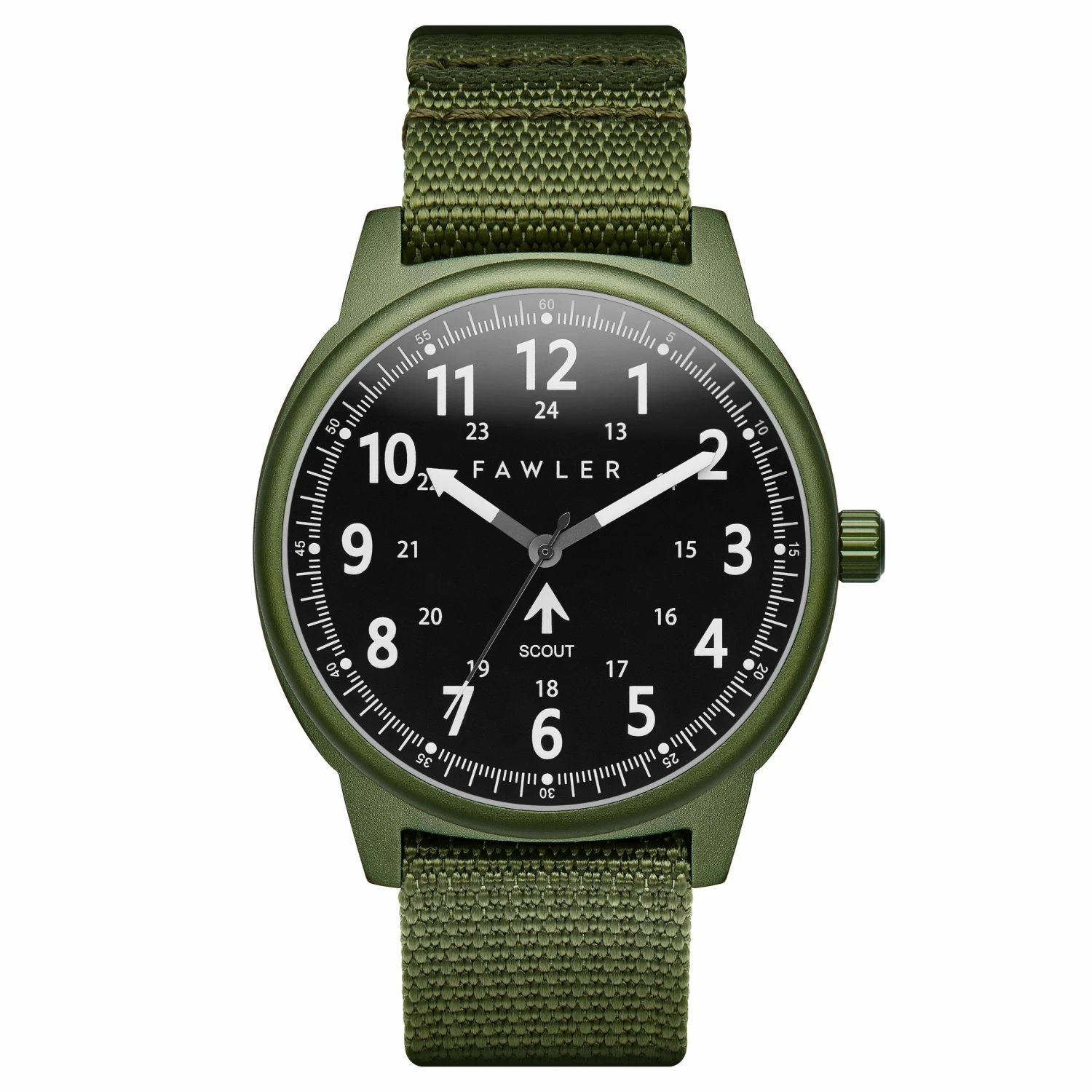 Best Pirce π Fawler Scout | Army Green Aluminium Military β Watch With Black Dial & Army Green Nato Strap βοΈ 3 Best Pirce π Fawler Scout | Army Green Aluminium Military β Watch With Black Dial & Army Green Nato Strap βοΈ