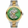 Cheapest 💯 Seizmont Dante II | Limited Edition Gold-Tone & Silver-Tone Stainless Steel Skeleton ⌚ Watch With Green Dial ⭐ -WATCHES FOR MEN Sales 1 1.b6c0d0fb4fb48ab81160bc3738f9d9cf