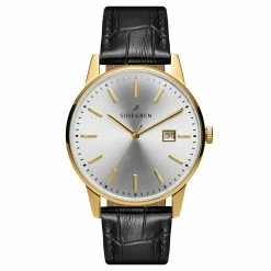 Best reviews of 🤩 Sidegren Patriarch | Gold-Tone 👗 Dress ⌚ Watch With Steel Dial & Black Leather Strap ✔️