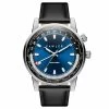 Best Pirce 😀 Fawler Gentium | Blue Stainless Steel World-time GMT ⌚ Watch 😉 -WATCHES FOR MEN Sales 1 1dzent