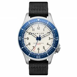 Hot Sale β¨ Fawler Luscent | Silver-tone and Blue Dive β Watch with Full Lume Dial β€οΈ