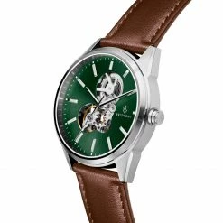 Promo 👏 Seizmont Cor | Silver-Tone Stainless Steel Skeleton ⌚ Watch With Bold Green Dial 🛒 12 Promo 👏 Seizmont Cor | Silver-Tone Stainless Steel Skeleton ⌚ Watch With Bold Green Dial 🛒 -WATCHES FOR MEN Sales 1 2 22e9fc0edeb7b76fe705b516a362a4ad
