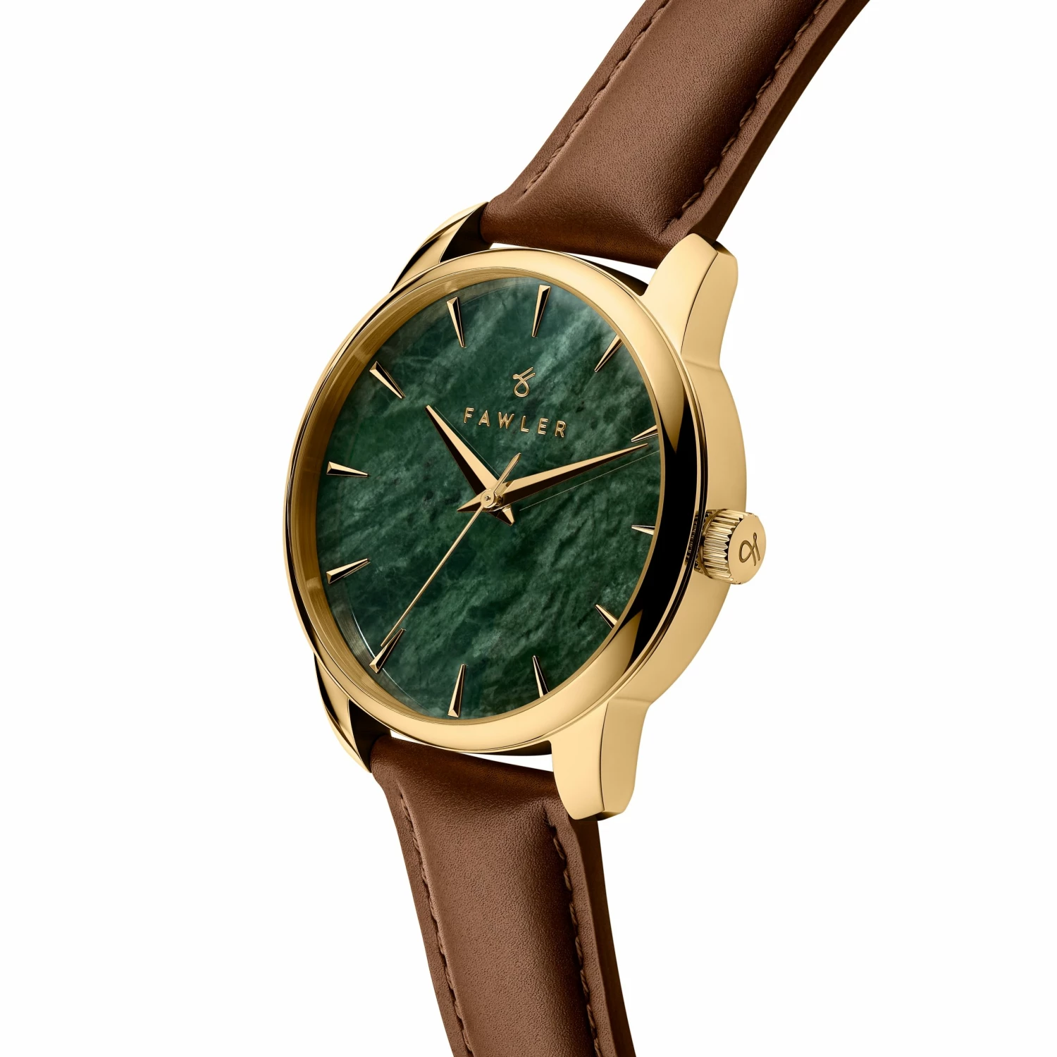 Wholesale π Fawler Beleza | Gold-tone Stainless Steel Green Marble β Watch π 4 Wholesale π Fawler Beleza | Gold-tone Stainless Steel Green Marble β Watch π - Image 2