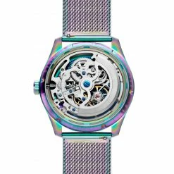 Buy 🔔 Otsu Calin | Rainbow Transparent Automatic Skeleton ⌚ Watch ⭐ -WATCHES FOR MEN Sales 1 3kali
