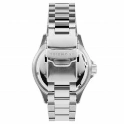 Deals 🔔 Seizmont Tide | Silver-Tone Stainless Steel ⌚ Watch With Black Dial & Rainbow Jewelled Bezel ⭐ -WATCHES FOR MEN Sales 1 4.1354bf871e54f3bad8ccb11a22d7b6b9