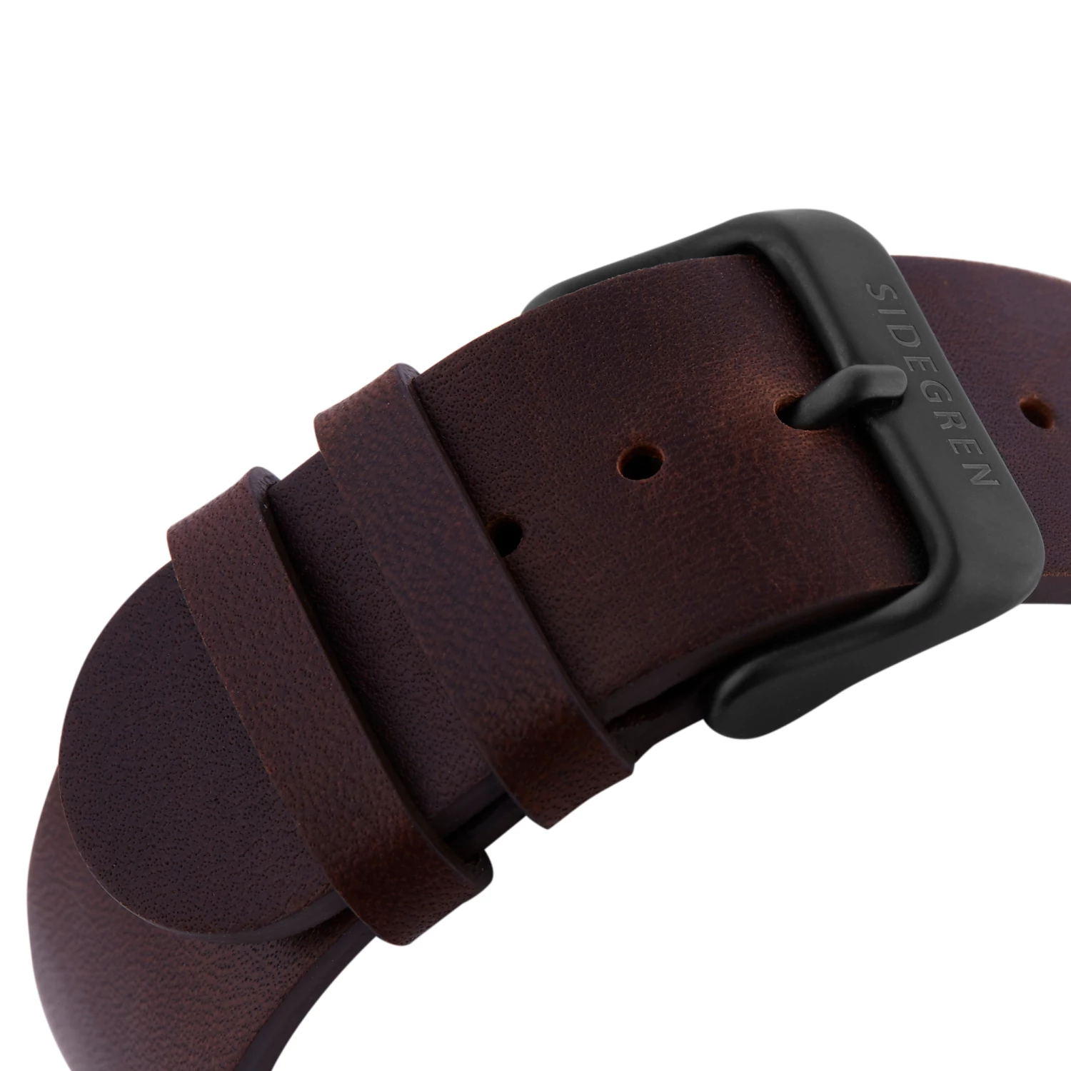 Flash Sale ๐ Sidegren Revil | Black Chronograph โ Watch With Black Dial, White Hands & Chocolate Brown Leather Strap ๐ 6 Flash Sale ๐ Sidegren Revil | Black Chronograph โ Watch With Black Dial, White Hands & Chocolate Brown Leather Strap ๐ - Image 4