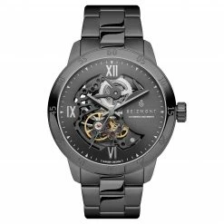 Cheapest ✨ Seizmont Dante II | Limited Edition Gunmetal Grey Stainless Steel Skeleton ⌚ Watch With Gunmetal Dial 🔥