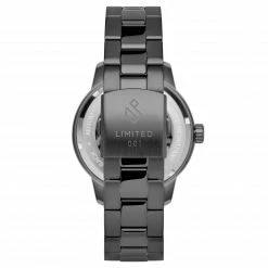 Cheapest ✨ Seizmont Dante II | Limited Edition Gunmetal Grey Stainless Steel Skeleton ⌚ Watch With Gunmetal Dial 🔥 -WATCHES FOR MEN Sales 14 4bert