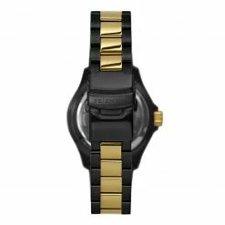 Cheap ⌛ Seizmont Tide | Black & Gold-Tone Dive ⌚ Watch With Black Dial 🤩 -WATCHES FOR MEN Sales 15 3 22376