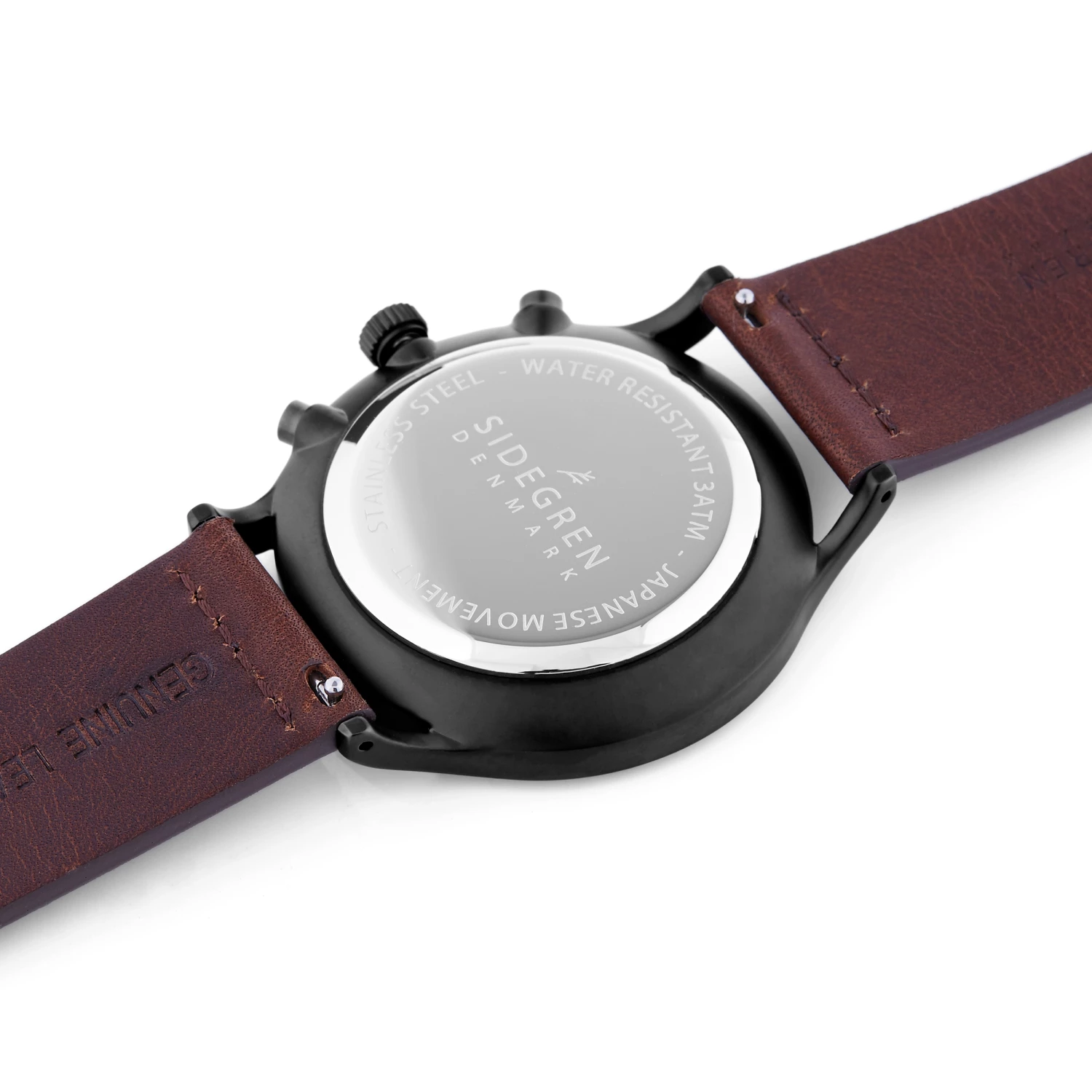 Coupon π― Sidegren Revil | Black Chronograph β Watch With Black Dial & Chocolate Brown Leather Strap π― 5 Coupon π― Sidegren Revil | Black Chronograph β Watch With Black Dial & Chocolate Brown Leather Strap π― - Image 4