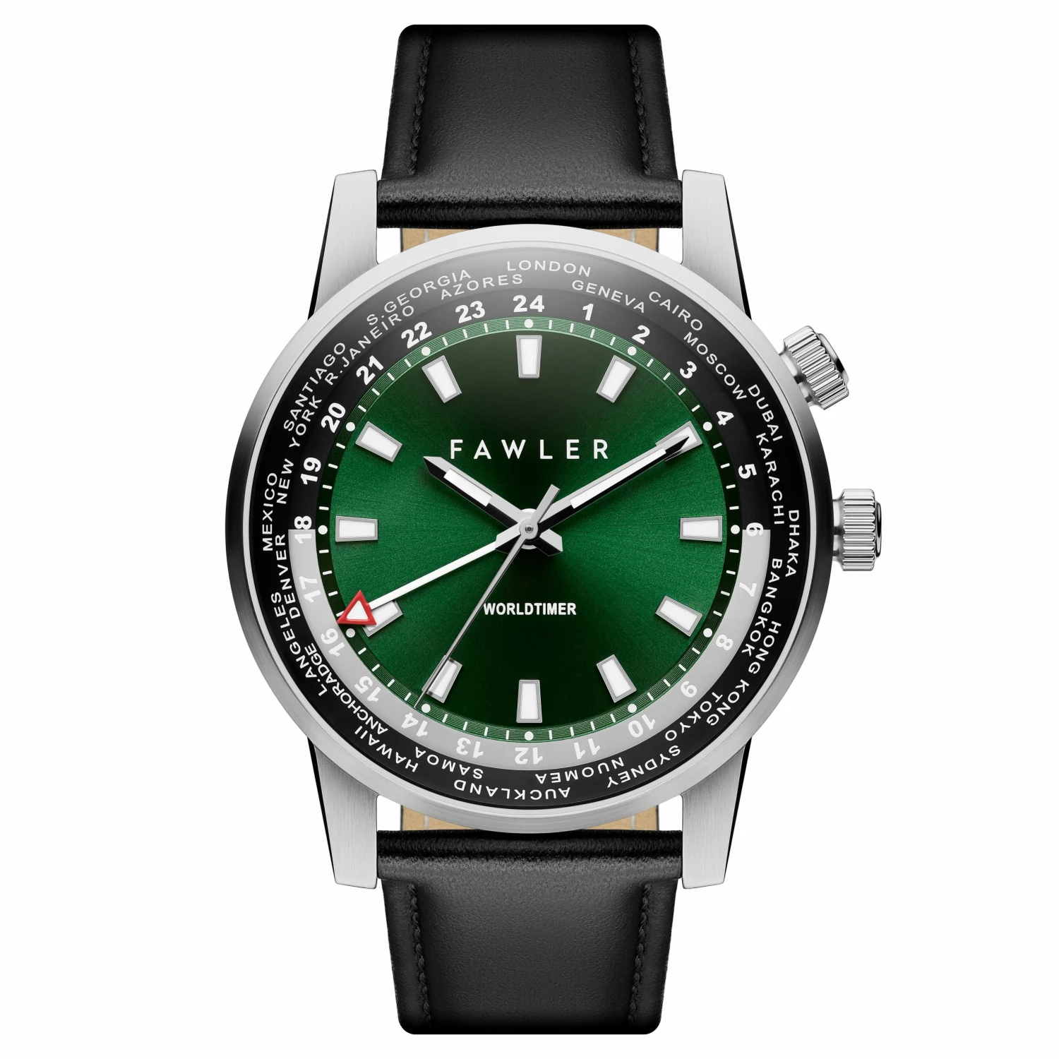 Cheap π Fawler Gentium | Green Stainless Steel World-time GMT β Watch π― 3 Cheap π Fawler Gentium | Green Stainless Steel World-time GMT β Watch π―