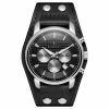Buy β Seizmont Iphios | Black Leather Cuff Stainless Steel Chronograph β Watch π₯° 2 Buy β Seizmont Iphios | Black Leather Cuff Stainless Steel Chronograph β Watch π₯° -WATCHES FOR MEN Sales 2 1ipsos