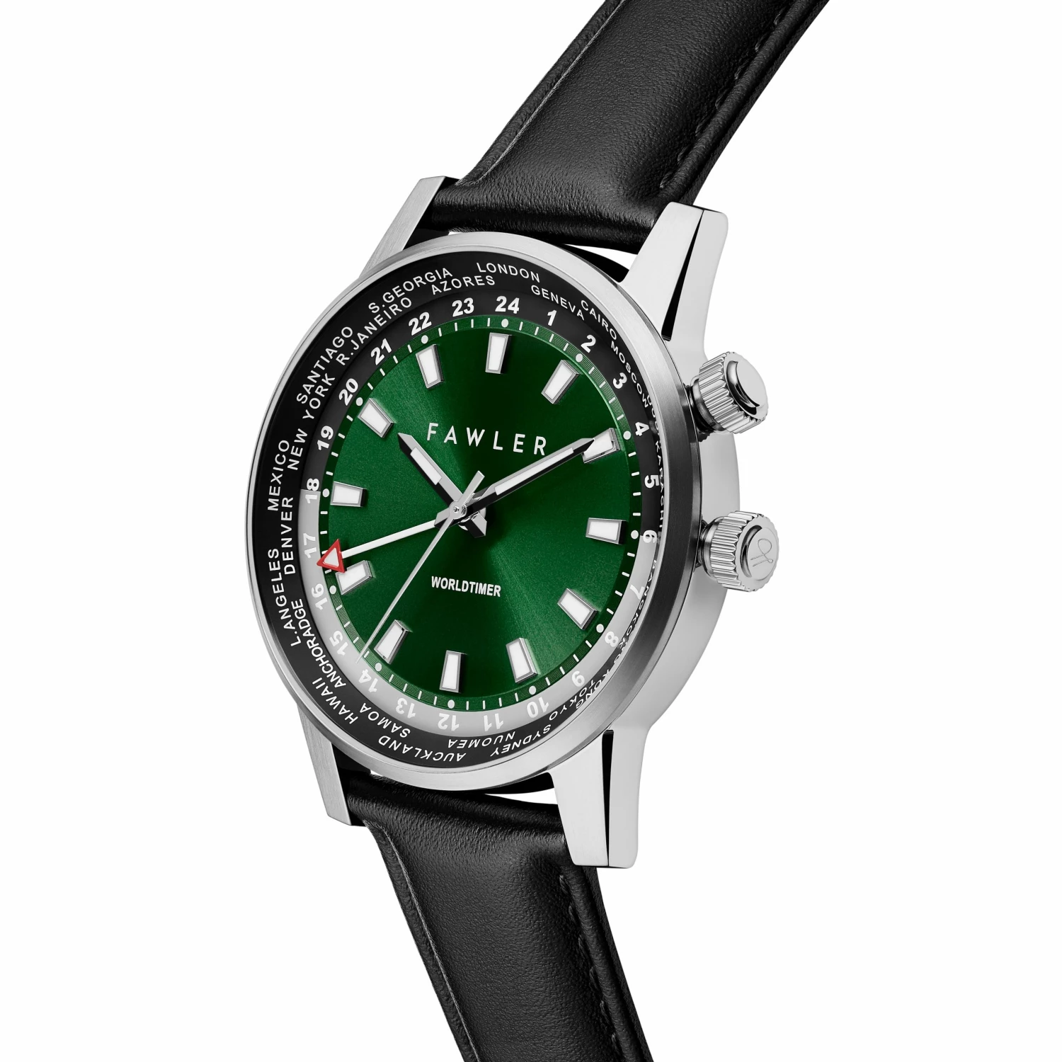 Cheap π Fawler Gentium | Green Stainless Steel World-time GMT β Watch π― 5 Cheap π Fawler Gentium | Green Stainless Steel World-time GMT β Watch π― - Image 3