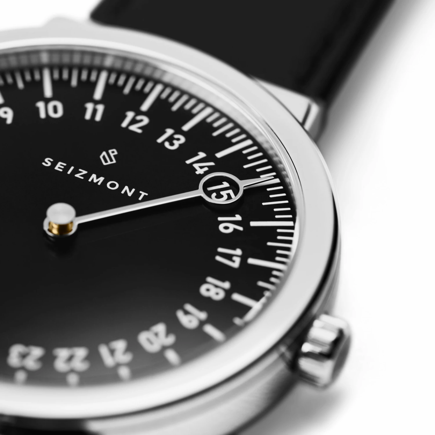 Best Sale π₯° Seizmont Calm | Silver-Tone 24-hour β Watch With Black Dial & Black Strap π 4 Best Sale π₯° Seizmont Calm | Silver-Tone 24-hour β Watch With Black Dial & Black Strap π - Image 2