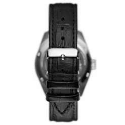 Best deal 💯 Fawler Fenes | Silver-Tone Open-heart Skeleton ⌚ Watch With Blue Dial & Black Leather Strap 😀 -WATCHES FOR MEN Sales 2 4.5f737fda301d7989c0e5ef3134ffd1ee