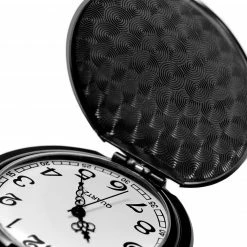 Coupon 😉 Montres Carlo Black Stainless Steel Pocket ⌚ Watch With White Dial ✨ -WATCHES FOR MEN Sales 2 4.ee176b3f65e4a054ee4ab0e6874f7569