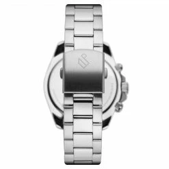 New ⭐ Seizmont Bellator | Silver-Tone Stainless Steel Chronograph & Tachymeter ⌚ Watch With Forest Green Dial 🌟 -WATCHES FOR MEN Sales 2 4.f98b55783290ab2ef797f7117aa4d03e