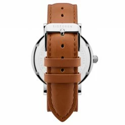 Coupon 👍 Sidegren Axel | Silver-Tone Stainless Steel ⌚ Watch With Rainbow Hand ⭐ -WATCHES FOR MEN Sales 2 4eks