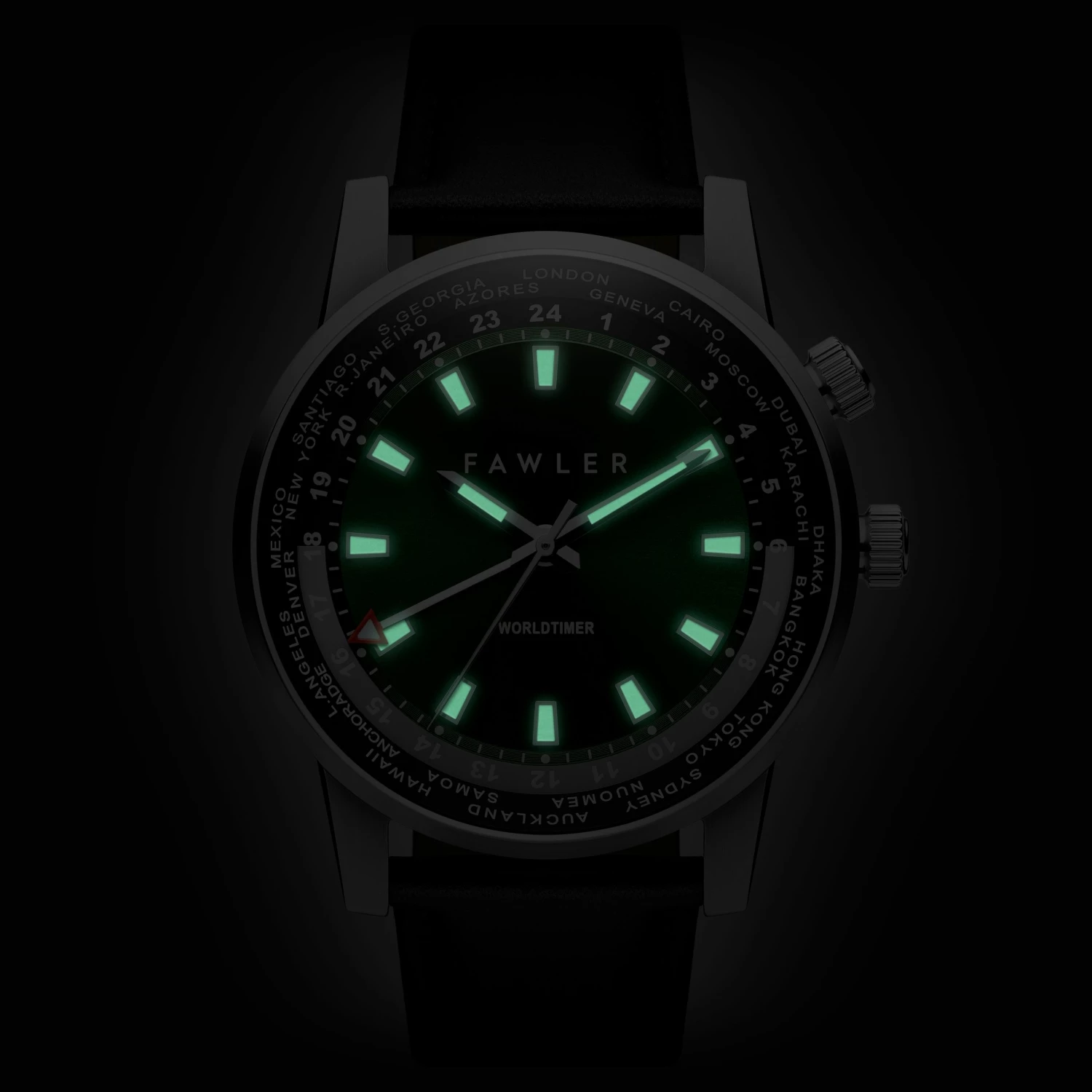 Cheap π Fawler Gentium | Green Stainless Steel World-time GMT β Watch π― 4 Cheap π Fawler Gentium | Green Stainless Steel World-time GMT β Watch π― - Image 2