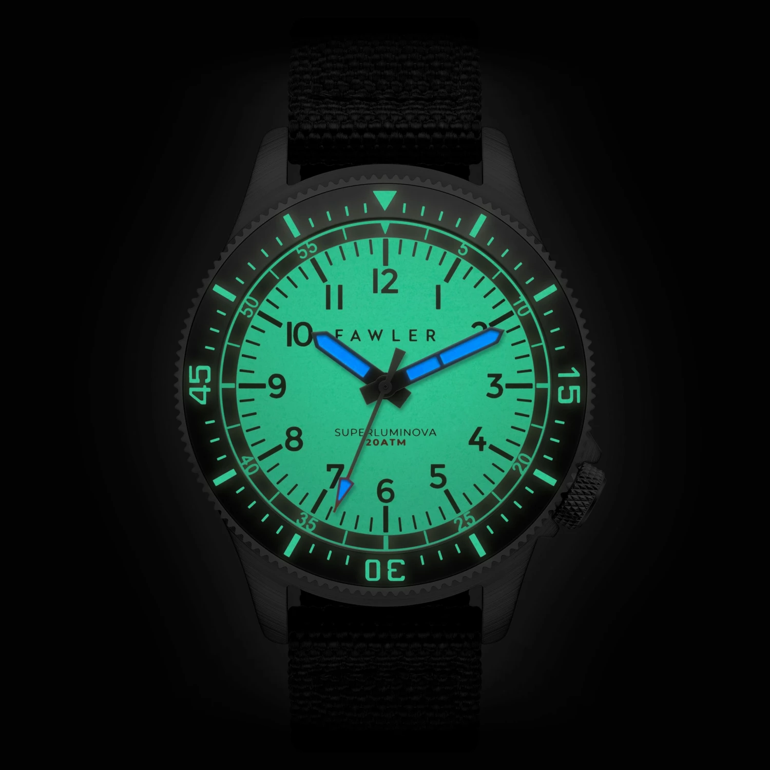 Deals π₯° Fawler Luscent | Silver-tone and Gray Dive β Watch with Full Lume Dial π₯ 4 Deals π₯° Fawler Luscent | Silver-tone and Gray Dive β Watch with Full Lume Dial π₯ - Image 2