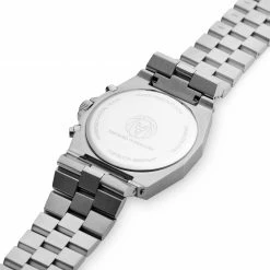 Promo 💯 Lucleon Ray | Silver-Tone Stainless Steel Chronograph ⌚ Watch With Blue Dial ✔️ -WATCHES FOR MEN Sales 21839 4