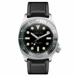 Cheapest 😀 Fawler Alon | Gray Stainless Steel GMT Dive ⌚ Watch 🧨