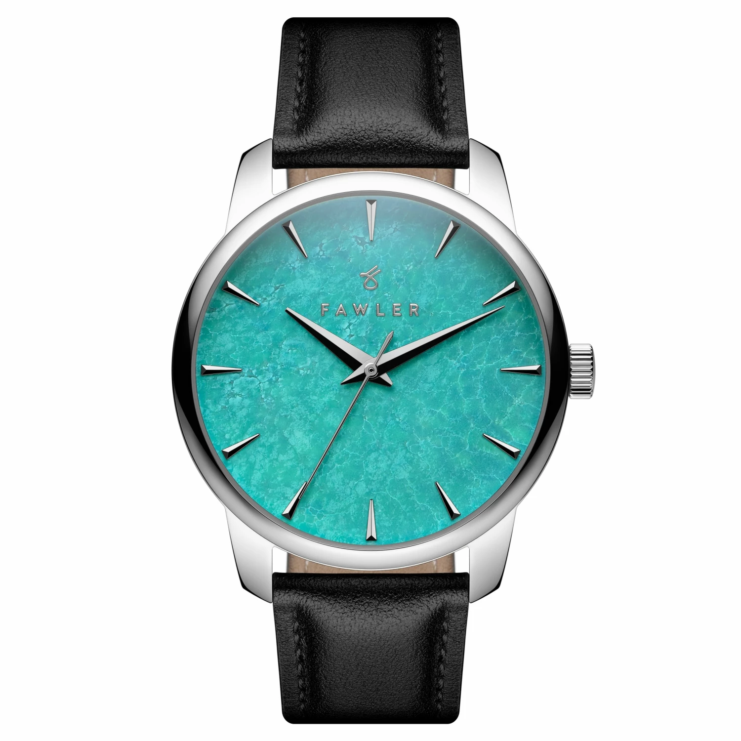 Discount π Fawler Beleza | Silver-tone Stainless Steel Turquoise Stone β Watch π 3 Discount π Fawler Beleza | Silver-tone Stainless Steel Turquoise Stone β Watch π