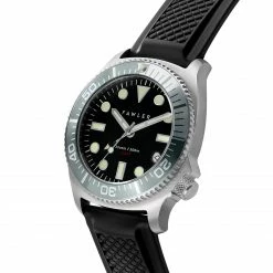 Cheapest 😀 Fawler Alon | Gray Stainless Steel GMT Dive ⌚ Watch 🧨 -WATCHES FOR MEN Sales 3 22ado