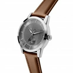 New 🎉 Fawler Dayton | Gray Textured Dial and Silver-tone Stainless Steel ⌚ Watch 🎉 -WATCHES FOR MEN Sales 3 2dajton