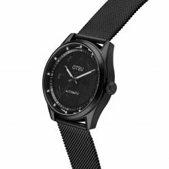 Best deal 💯 Otsu Calin | Black Transparent Automatic Skeleton ⌚ Watch ❤️ -WATCHES FOR MEN Sales 3 2kali