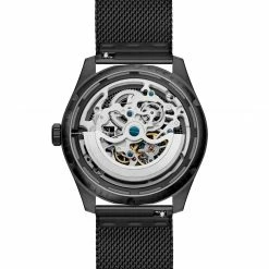 Best deal 💯 Otsu Calin | Black Transparent Automatic Skeleton ⌚ Watch ❤️ -WATCHES FOR MEN Sales 3 3kali