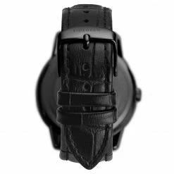 Flash Sale 💯 Sidegren Patriarch | Black 👗 Dress ⌚ Watch With Black Dial & Black Leather Strap ✨ -WATCHES FOR MEN Sales 3 4 6454cf43978c46a5c278029e1cbde06e