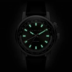 Discount 🔔 Fawler Gentium | Gray Stainless Steel World-time GMT ⌚ Watch 🧨 -WATCHES FOR MEN Sales 3 5dzent