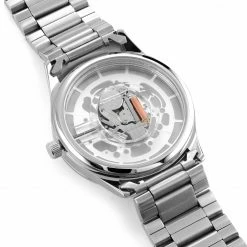 Best Sale 🎁 Seizmont Phantom | Silver-Tone Stainless Steel Skeleton ⌚ Watch With White Dial ❤️ -WATCHES FOR MEN Sales 3 3 copy 1