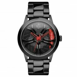 Best deal ⭐ Seizmont Monza | Black & Red Stainless Steel Racing ⌚ Watch With Black Dial 🎉