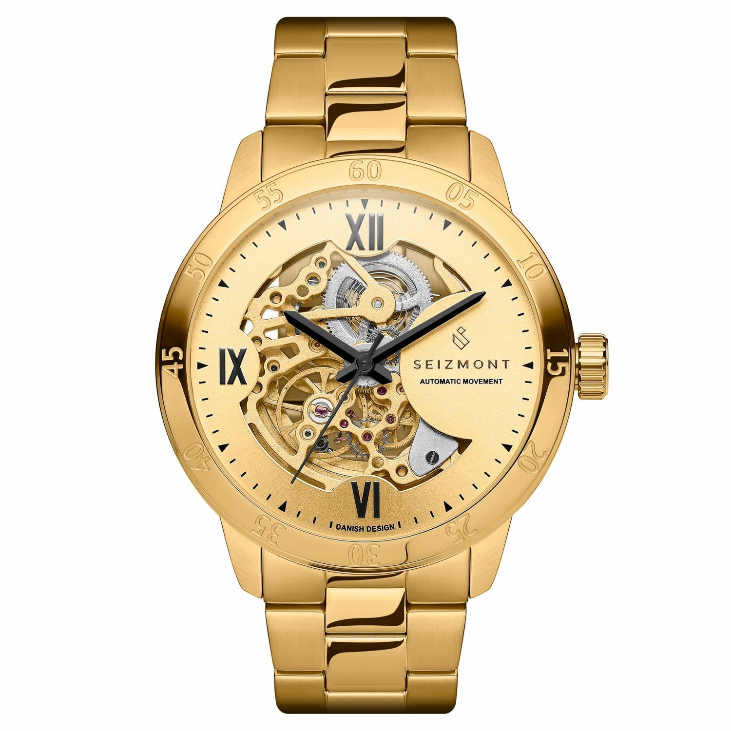 Deals π Seizmont Dante II | Gold-Tone Stainless Steel Skeleton β Watch With Gold-Tone Dial β 3 Deals π Seizmont Dante II | Gold-Tone Stainless Steel Skeleton β Watch With Gold-Tone Dial β