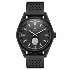 Brand new 😉 Arkai Mond | Black Stainless Steel Meteorite ⌚ Watch 😀