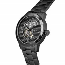 Best Sale 🎁 Seizmont Dante II | Black Skeleton ⌚ Watch with Carbon Fiber Dial ❤️ -WATCHES FOR MEN Sales 4 2 new 26343 1
