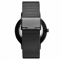 Outlet 🔔 Seizmont Ares | Black Stainless Steel Minimalist 👗 Dress ⌚ Watch With Black Dial & Black Steel Strap 🧨 -WATCHES FOR MEN Sales 4 3 bonsil