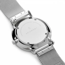 Cheap 🔥 Seizmont Moment | Silver-Tone Minimalist 👗 Dress ⌚ Watch With White Dial 🛒 -WATCHES FOR MEN Sales 4 3 7ad1e7b35b8b145f32139a72185d37cb