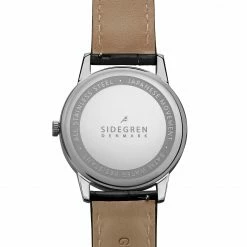 Coupon 🔔 Sidegren Patriarch | Silver-Tone 👗 Dress ⌚ Watch With Black Dial & Black Leather Strap ⭐ -WATCHES FOR MEN Sales 4 3 d8cee42f377ba803212e545e8290399c