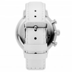 Buy 🥰 Sidegren Solis | Silver-tone With White Solar-powered Chronograph Leather ⌚ Watch 🥰 -WATCHES FOR MEN Sales 4 4.397f788d2a02ae90bf4b814bce4e1d1c