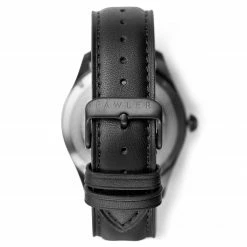 Discount 😀 Fawler Aviator | Black Aviator ⌚ Watch With Black Dial, White Arms & Black Leather Strap 🤩 -WATCHES FOR MEN Sales 4 4 copy 19