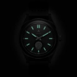 Brand new 😉 Arkai Mond | Black Stainless Steel Meteorite ⌚ Watch 😀 -WATCHES FOR MEN Sales 4 5mond