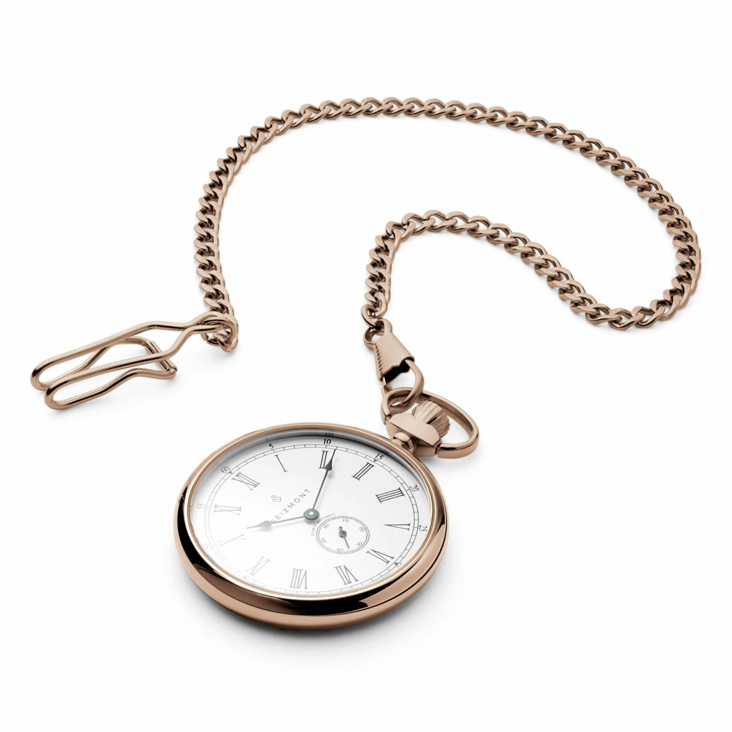 Hot Sale โ Seizmont Time Keeper | Rose Gold-Tone Pocket โ Watch With White Dial ๐ 3 Hot Sale โ Seizmont Time Keeper | Rose Gold-Tone Pocket โ Watch With White Dial ๐