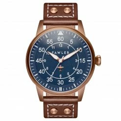Best Sale 🤩 Fawler Apollo | Limited-edition Copper-tone Stainless Steel Pilot’s ⌚ Watch ❤️