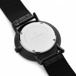 Coupon 🎉 Seizmont Moment | Black Stainless Steel Minimalist 👗 Dress ⌚ Watch With Black Dial 🤩 -WATCHES FOR MEN Sales 5 3 157cdc7e3a5f82c1535b8117b51aa246