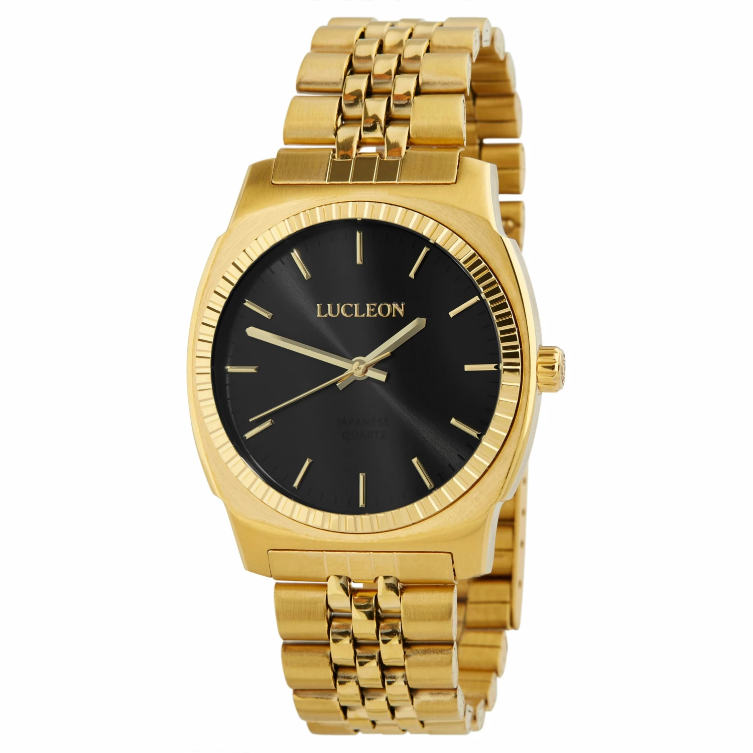 Deals ๐ Lucleon Major | Gold-Tone Minimalist Stainless Steel โ Watch With Black Dial โญ 3 Deals ๐ Lucleon Major | Gold-Tone Minimalist Stainless Steel โ Watch With Black Dial โญ