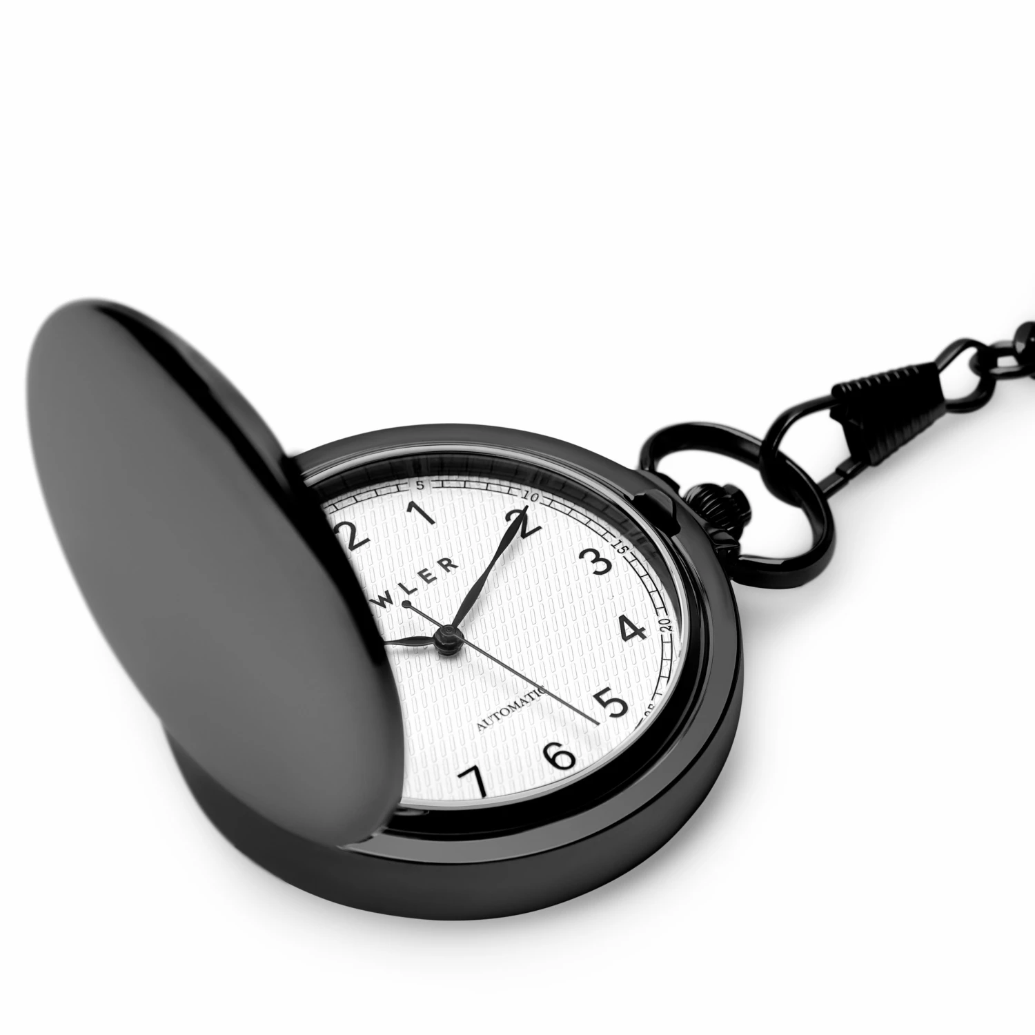 Wholesale π Fawler Easton | Black Automatic Pocket β Watch π 5 Wholesale π Fawler Easton | Black Automatic Pocket β Watch π - Image 3