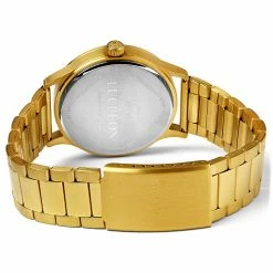 Wholesale 👍 Lucleon Grover | Gold-Tone Stainless Steel Day-Date ⌚ Watch With Gold-Tone Dial ⌛ -WATCHES FOR MEN Sales 6 3 221